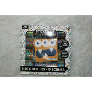 NEW SAVVI Sticker Kit!  Activity/craft - 1149 Stickers! 16 Scenes! Super Cute